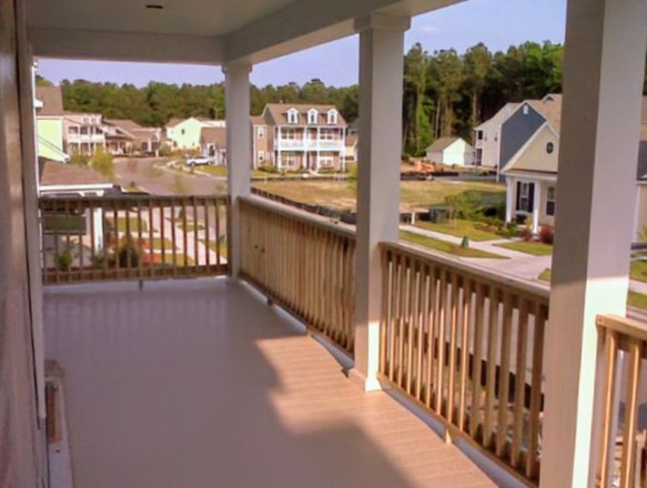 Second Floor Deck and Railing