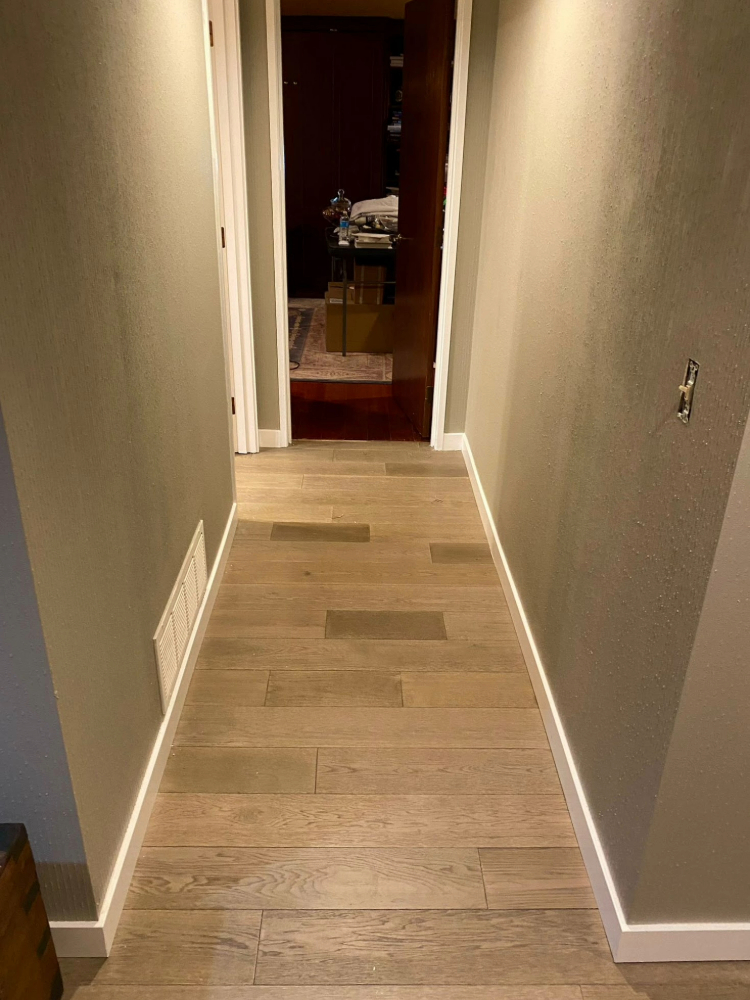 Hallway Flooring and Trim