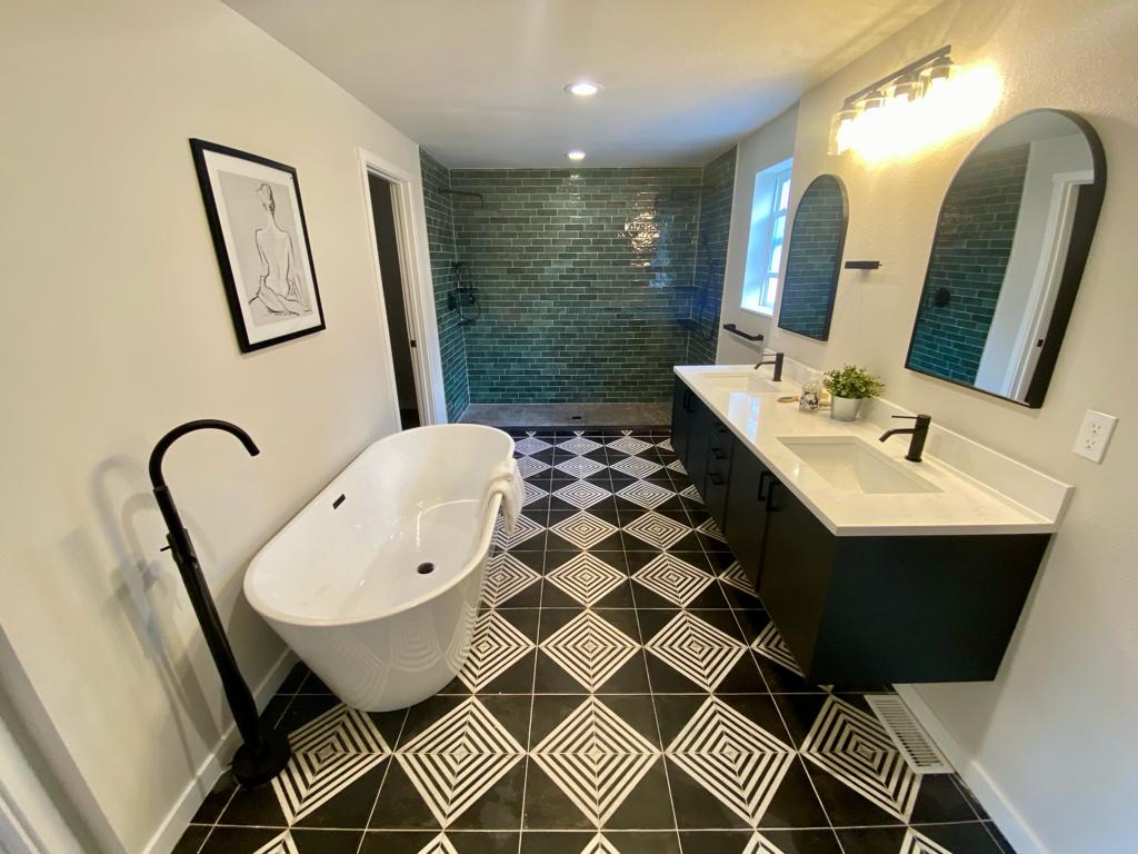Full Bathroom Tile Installation