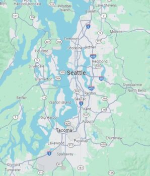 Service Area Map of Puget Sound